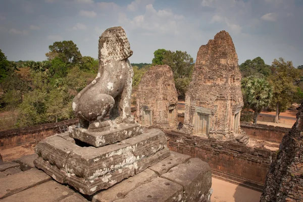 Ruiny chrámů, angkor wat, Kambodža — Stock fotografie
