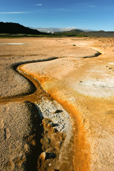 Геотермальная активность, Исландия — стоковое фото