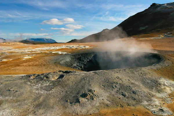 Geothermische activiteit, IJsland Stockafbeelding