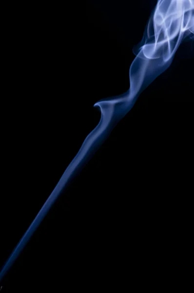 蓝烟抽象 — 图库照片