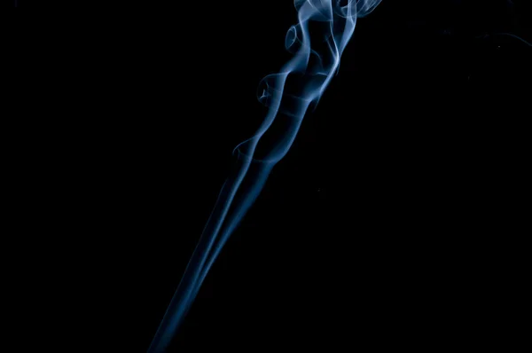 Modrý kouř abstrakt — Stock fotografie