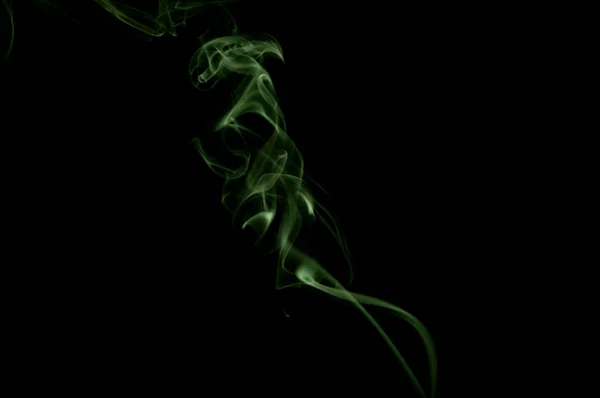 Abstrato de fumo verde — Fotografia de Stock