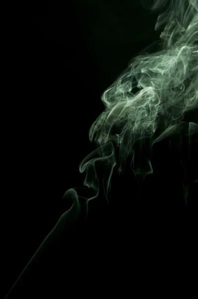Zielony dym streszczenie — Zdjęcie stockowe