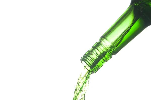 Water Pouring From A Bottle — Stock Photo, Image