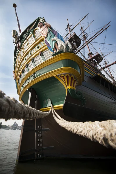 stock image Aft VOC Ship stern tall