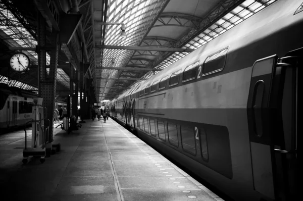 stock image Platform at Amsterdam train station