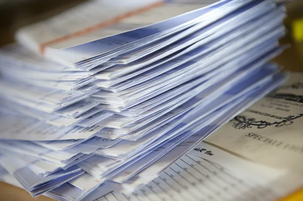 stock image Stack of paper votes