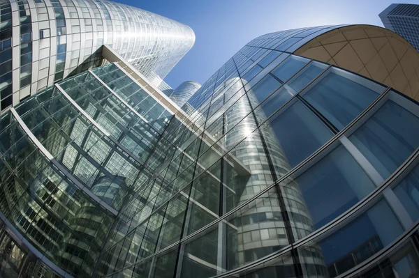 Group of glass business buildings — Stock Photo, Image