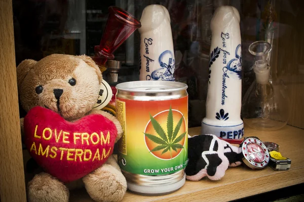 Love from Amsterdam bear — Stock Photo, Image