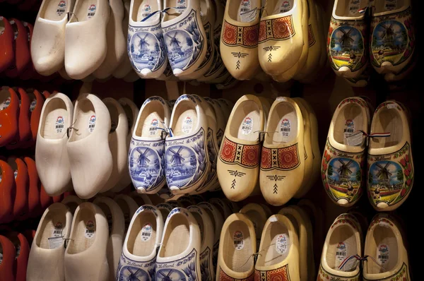 stock image Wooden shoes Dutch souvenirs