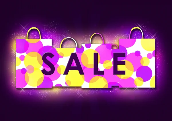 Försäljning. violett illustration — Stockfoto