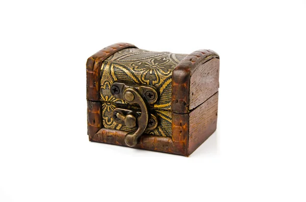 Jewel Handmade Wood Box Stock Photo