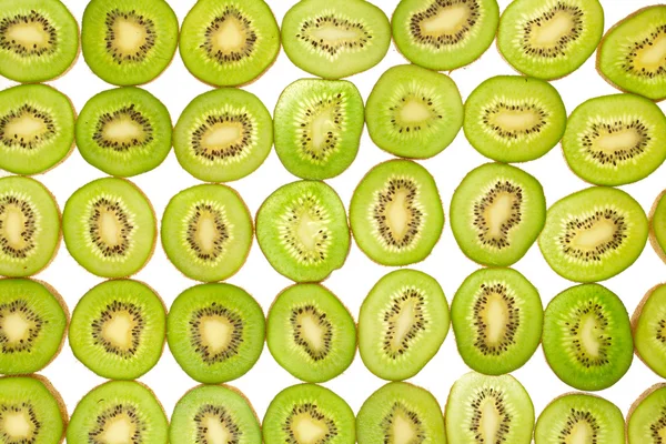 Fond fruité de tranches de kiwi entières — Photo