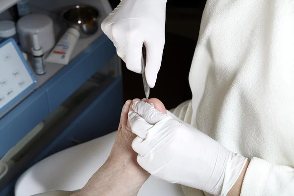 Foot Care in process — Stock Photo, Image