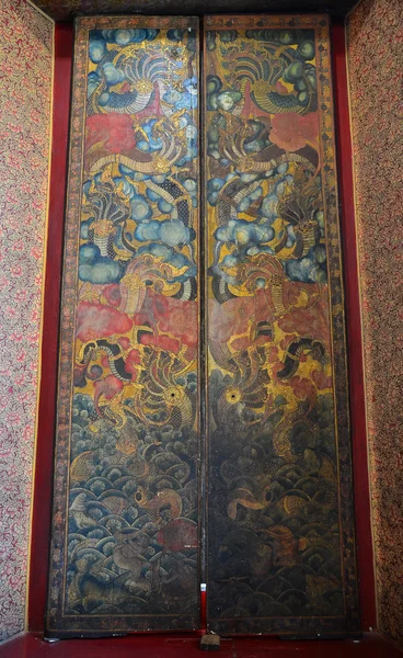 Thailändische antike Malerei Stockbild