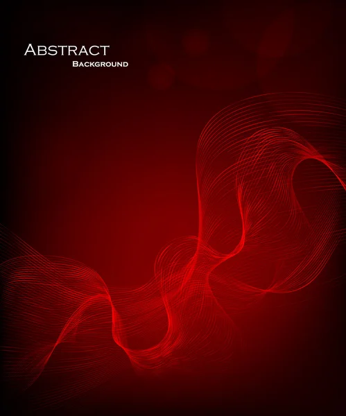 抽象的な背景。赤のバナー。ベクトル イラスト — ストックベクタ