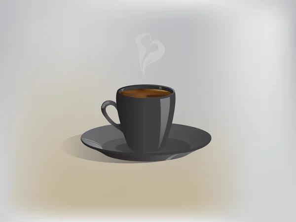 Kawa w filiżance — Wektor stockowy