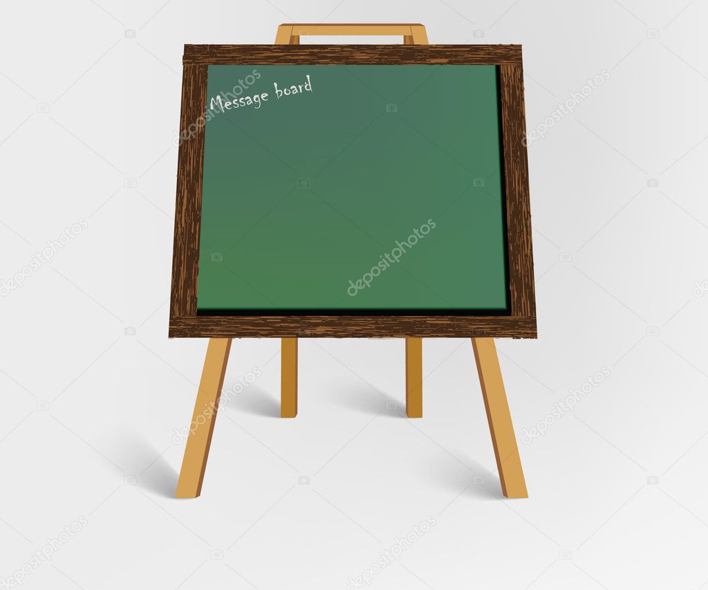 Class chalkboard vector background