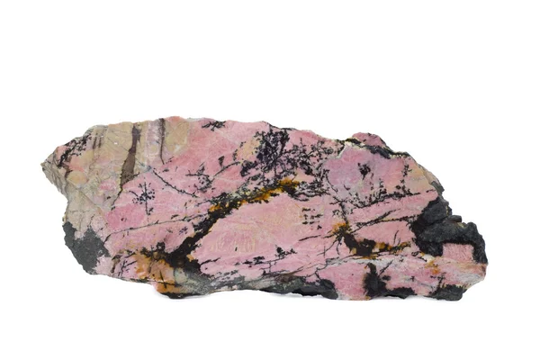Schwarz-rosafarbenes Mineral — Stockfoto