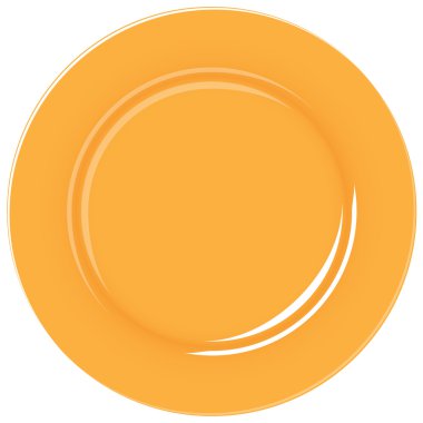 Empty plate clipart