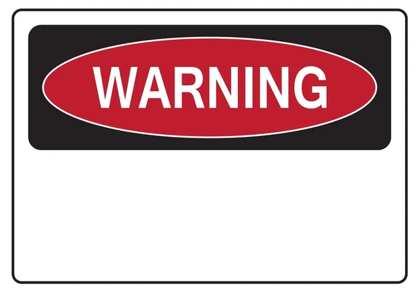 Предупреждение — стоковое фото