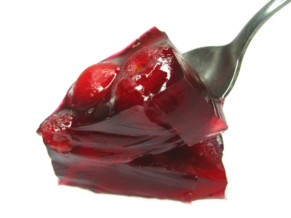 Mermelada de gelatina de color rojo —  Fotos de Stock