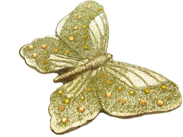 Motýl bronzový wellness aroma svíčky — Stock fotografie
