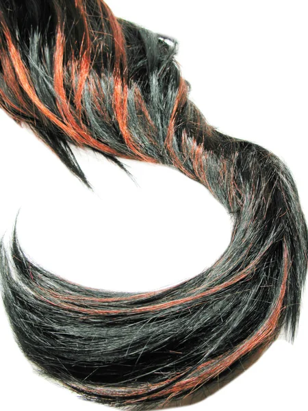 Jelölje ki a fekete haj textúra háttér — Stock Fotó