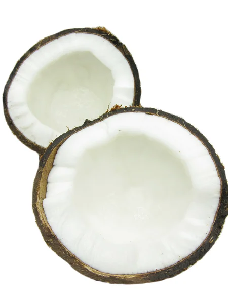 Noci di cocco isolate — Foto Stock