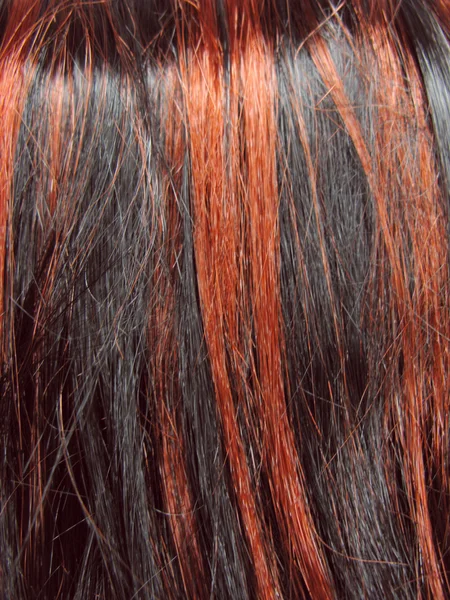 Dark highlight hair texture background — Stock Photo, Image