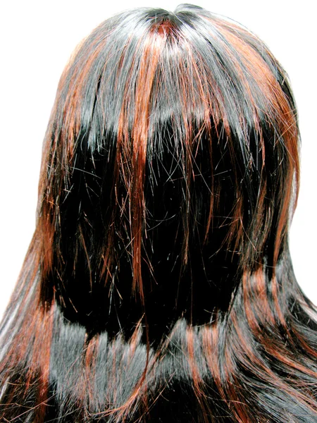 Highlight hair black and red texture background