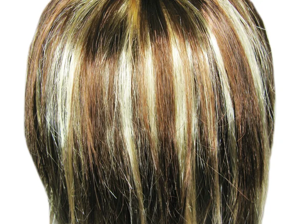 Fondo de textura de pelo resaltado negro y rojo — Foto de Stock