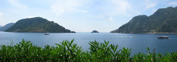 stock image Aegean sea landscape panorama turkey