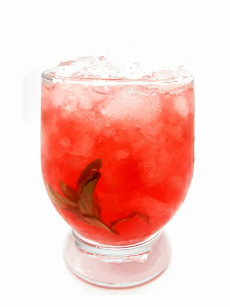 Alkoholické koktejly Caipirinha koktejl jahoda — Stock fotografie