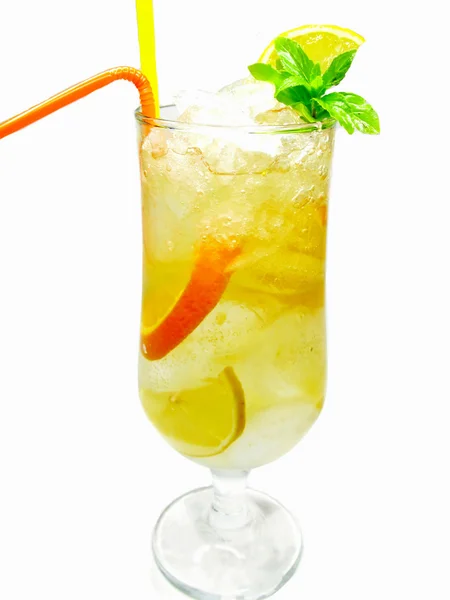 Fruit cold lemonade drink — Stock Photo, Image