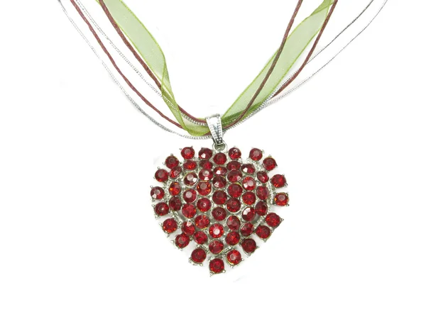 Biżuteria wisiorek z jasne kryształy — Zdjęcie stockowe