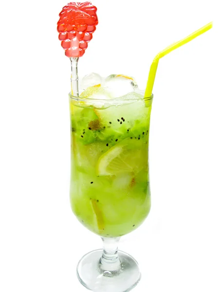 Tropical fruit cocktail lemonade Stock Photo