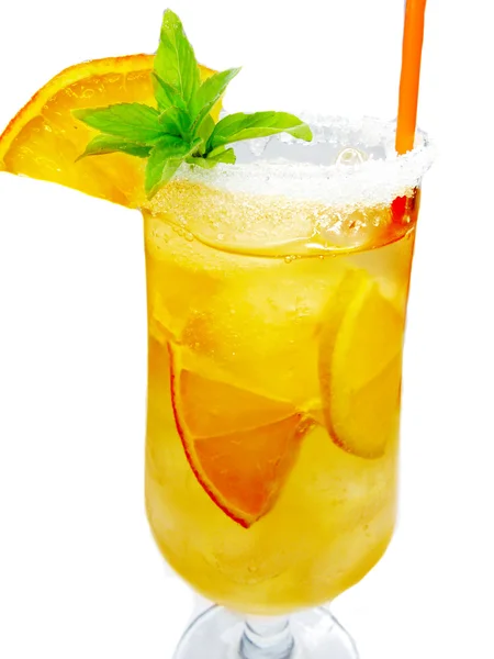 Fruit cold lemonade drink — Stock Photo, Image