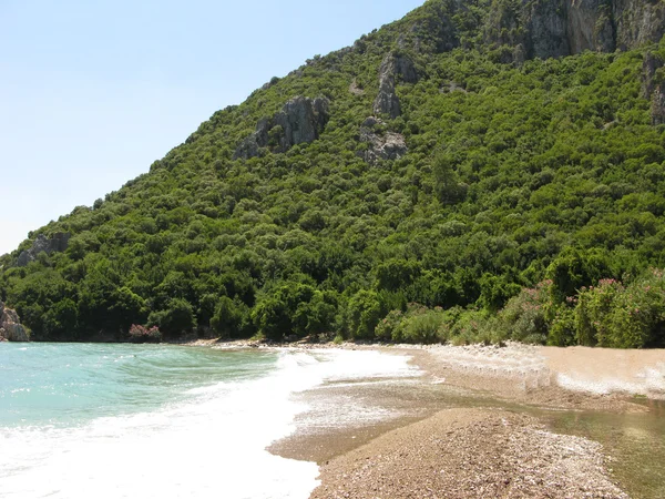 Pláž krajiny olympos Turecko — Stock fotografie