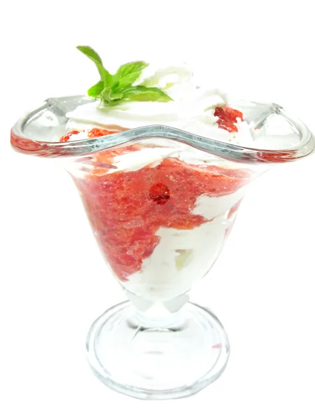Fruit strawberry dessert — Stock Photo, Image