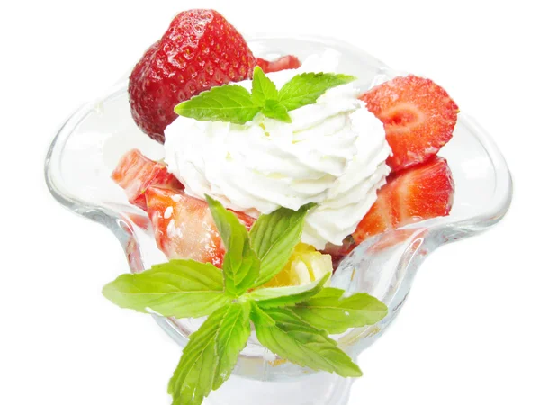 Deser owoce truskawka — Zdjęcie stockowe