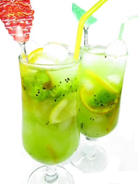 Fruit cocktail smoothie with kiwi Stock Photo