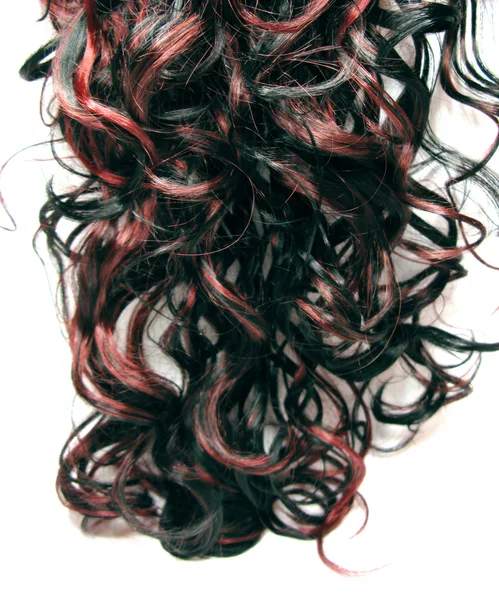 Lockigt höjdpunkt hår textur bakgrund — Stockfoto