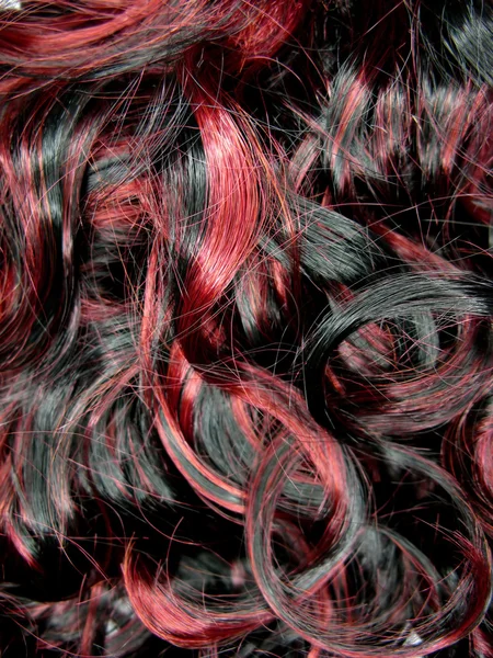 Curly destacar fundo textura do cabelo — Fotografia de Stock