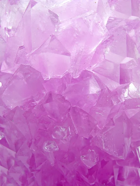 Růžový křemen přírodní krystaly textura pozadí — Stock fotografie