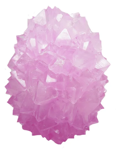 Rosafarbene Mineralkristalle aus Salzgalith — Stockfoto