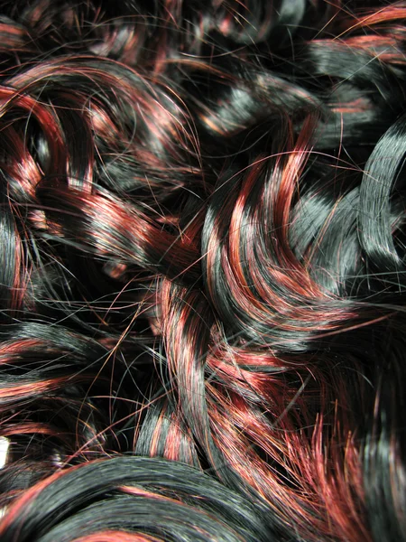 Lockigt höjdpunkt hår textur bakgrund — Stockfoto