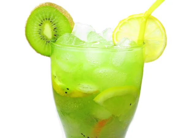 Meyve kokteyli ile kivi smoothie — Stok fotoğraf