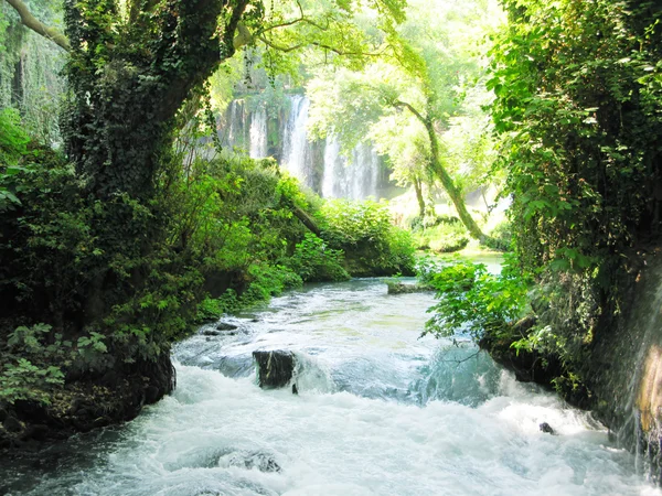Duden folyó, Antalya, Törökország — Stock Fotó