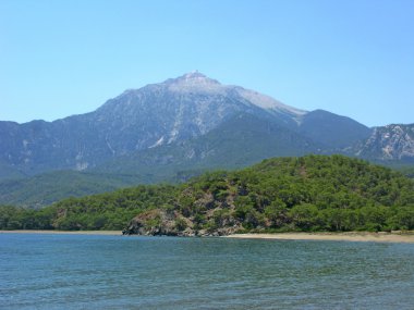 Phaselis defne deniz peyzaj Türkiye